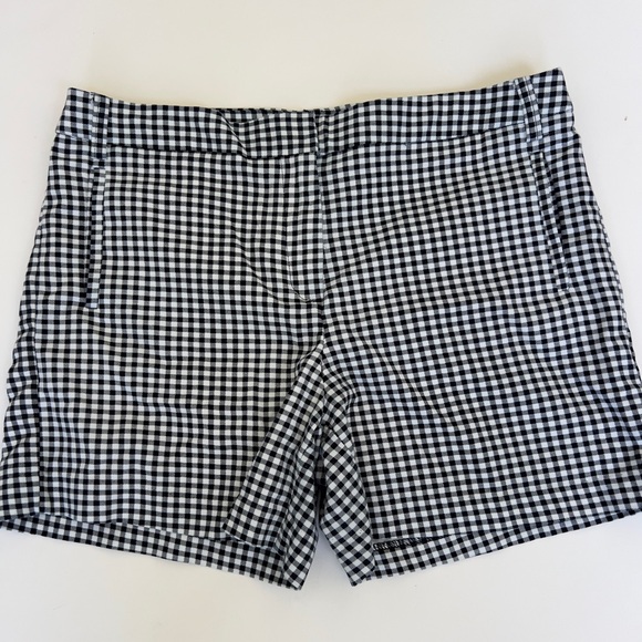 Anne Klein Pants - Anne Klein Black and White Gingham Shorts